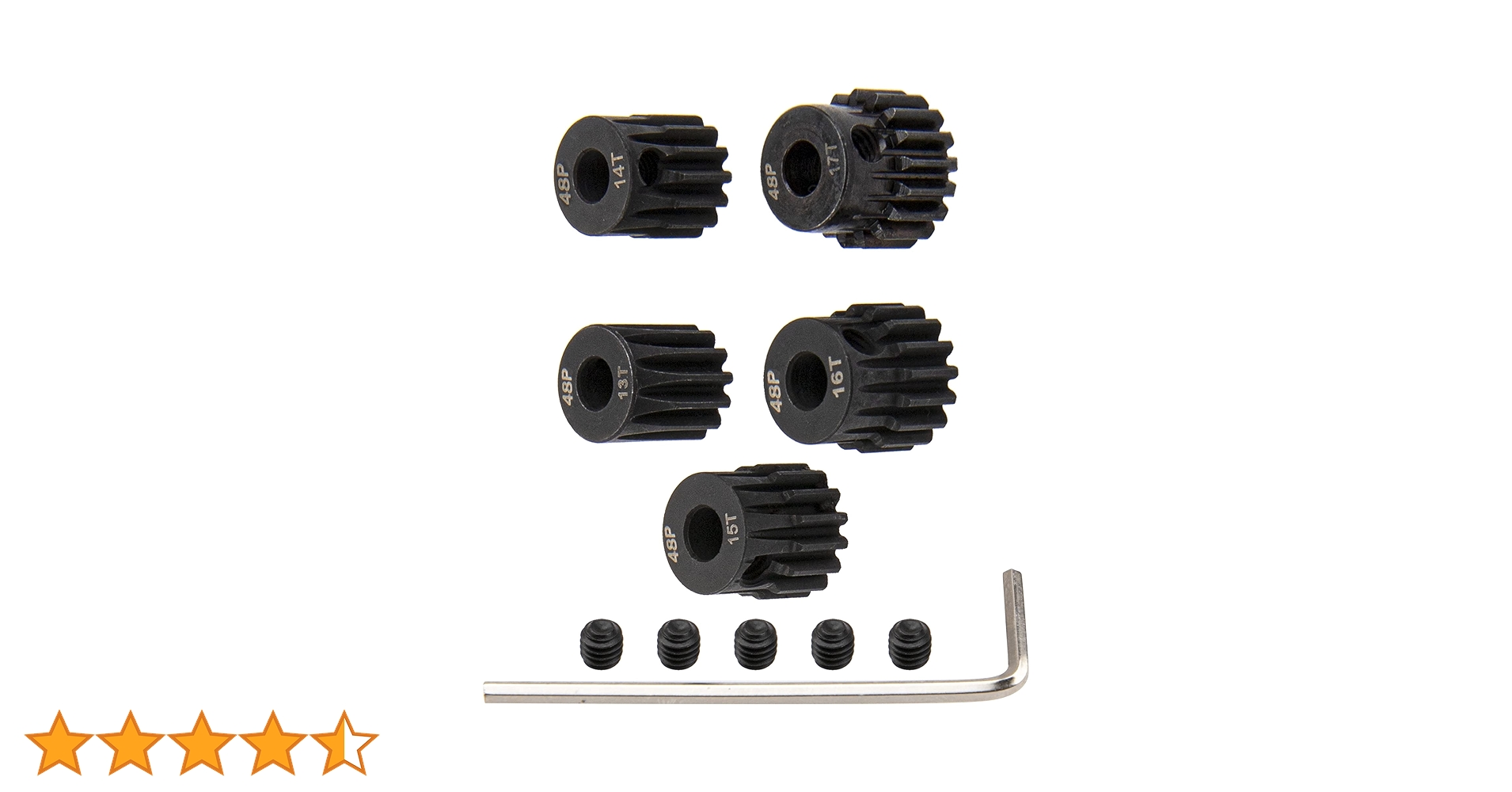 Amazon | ShareGoo Steel 48P 3.175mm ピニオンギアセット 13T